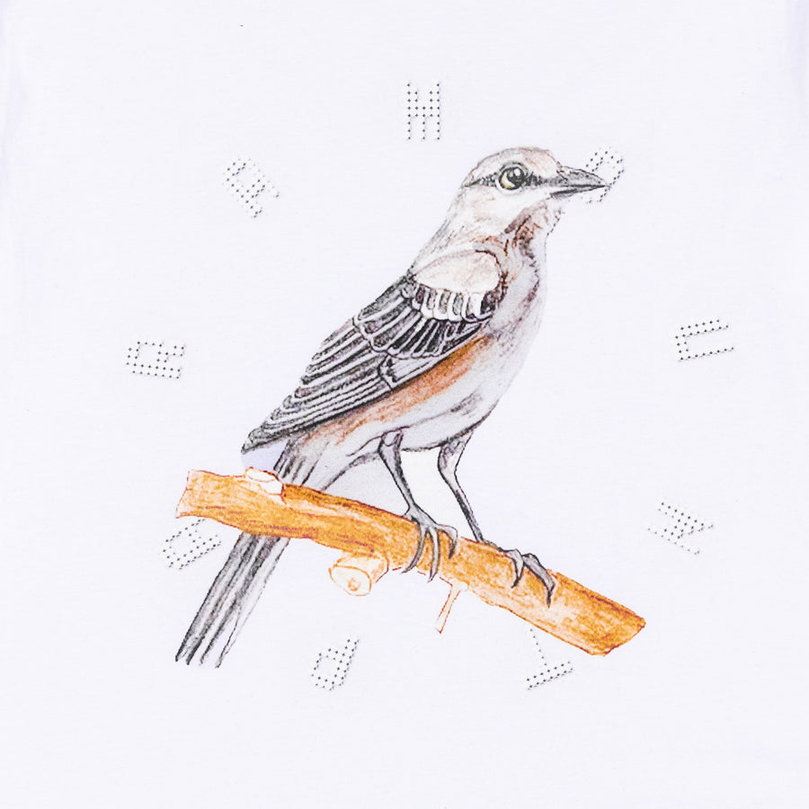 Mockingbird Tee - White