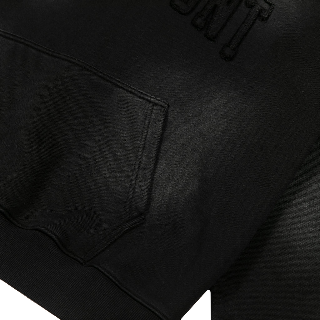 Patch Embroidery Hooded Sweatshirt