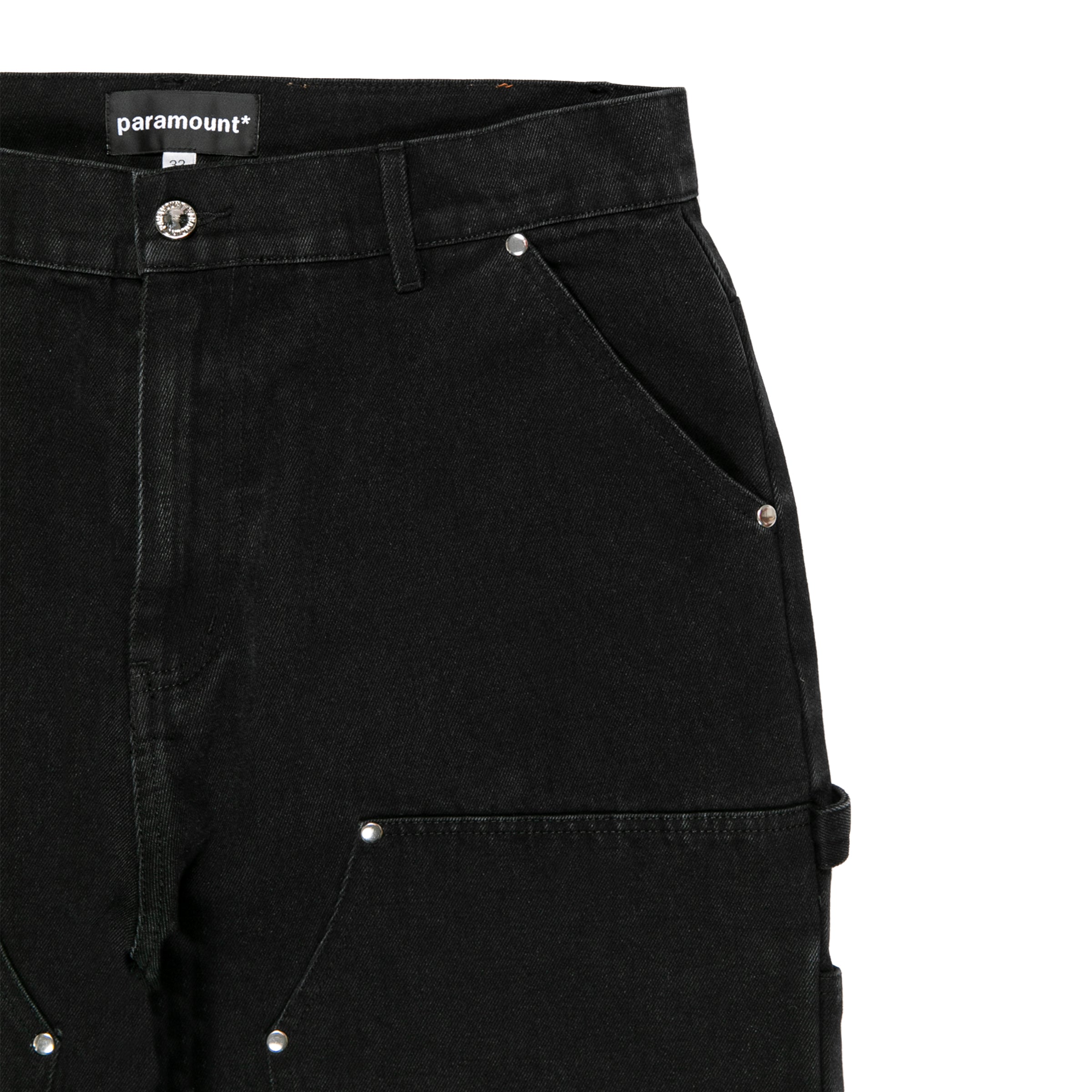 Double Knee Denim Pant - Black – Paramount Skate Program