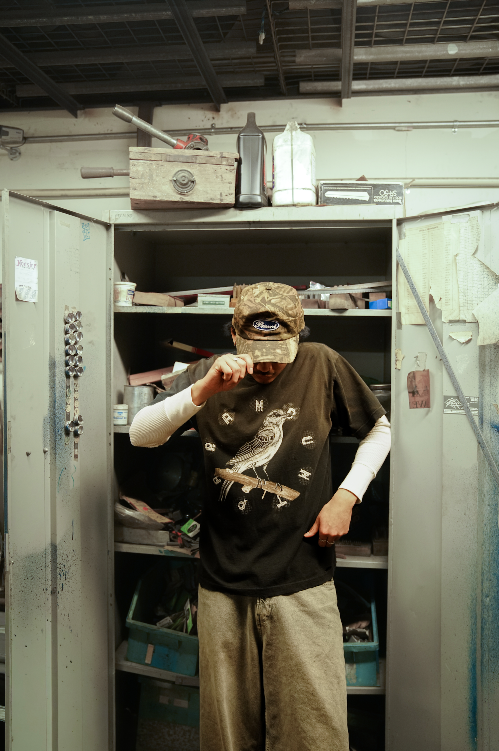 Vintage Treated Mocking Bird Tee - 2 Colors